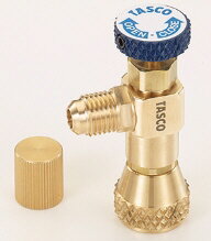 【空調工具】イチネンTASCOエアコン用パーツ 耐圧兼用チャージバルブ 接続径…1/4″TA166XA【580】