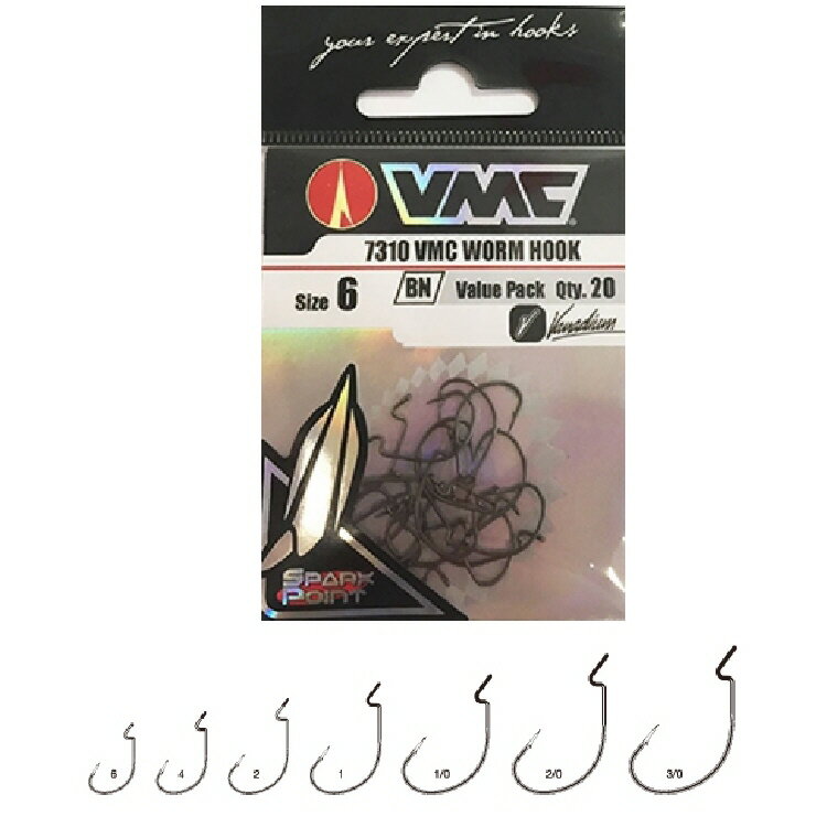 RAPALA VMC WORM HOOK 7310