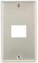 【電材用品】Panasonic(パナソニック)フルコート加工 新金属プレート 1コ用 単品1枚 WN7501010【580】