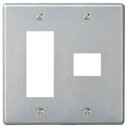 【電材用品】Panasonic(パナソニック)フルコート加工 新金属プレート 4コ用(3コ+1コ用)1枚 WN7574【580】