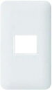 【電材用品】Panasonic(パナソニック)コスモシリーズワイド21 コンセントプレート(1コ用)(ホワイト)1個 WTF7001W【580】