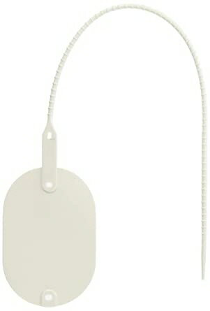 【電材用品】未来工業(ミライ)ワンタッチカラーエフ(吊り下げタイプ)小判形 径37×55mm 1個 KFY-3755W【580】