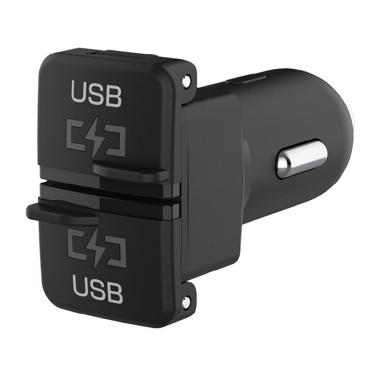 【携帯用品】カシムラ 純正風 DC-4.8A USB2ポート 自動判定 DC-048【547】