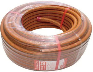 【送料込み(一部地域除く)】【配管資材アクセサリー】未来工業(ミライ)ミラフレキ CD管 コンクリート埋没専用 オレンジ 外径φ27.5mm 内径φ22mm 長さ50m MFCD-22【580】