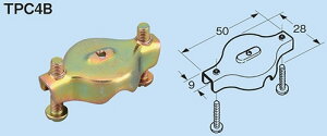 【電設資材アクセサリー】ネグロス電工吊りボルト・丸鋼用ボックス支持金具 1個入 TPC4B【580】