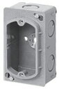 【電設資材アクセサリー】未来工業(ミライ)埋込スイッチボックス(塗代付)1個用 CSW-1N【580】