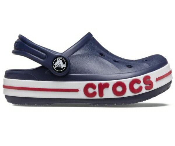 【送料込み（一部地域除く）】【キッズサンダル】crocs（クロックス）バヤバンド クロッグ キッズ207019-410 NAVY【470】