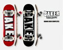 【送料込み(一部地域除く)】【スケートボード完成品】BAKER(ベイカー)BRAND LOGO COMPLETE【750】