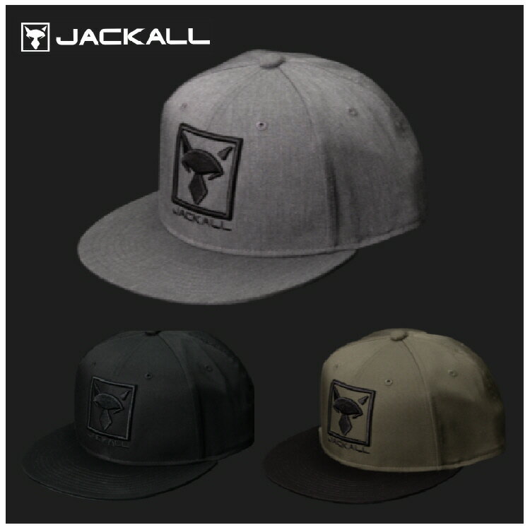 【釣り】JACKALL 撥水フラットビルキャップ【510】