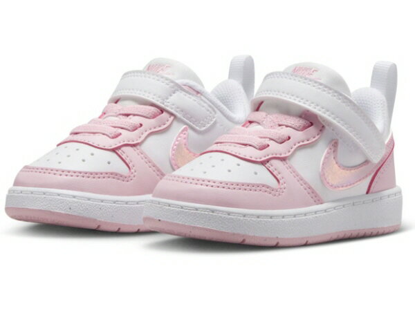 【送料込み(一部地域除く)】【キッズシューズ】NIKE(ナイキ)コート ボロー LOW リクラフト TDベビースニーカー DV5458-105【470/N-15...