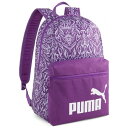 PUMA PHASE AOP BACKPACK 商品説明 人気のプーマフェイズから、今シーズンは 新しいプリントが登場します。 フェイズは、開口部がダブルジッパーで 開けやすく、フロント部分のポケットも 容量があるので便利に使用できます。 素材はポリエステル素材を使用しており 軽量で気軽にお使いいただけます。 素材：ポリエステル100％ サイズ：45cm×30cm×14cm 仕様：23FW 生産国：ベトナム製 ※掲載商品の仕様、デザイン、生産国、発売時期は 　予告なく 変更する場合がありますので、 　あらかじめご了承ください。 ※掲載画像の色彩は実際の商品及び印刷物と 　多少異なる場合があります。 ※メーカー希望小売価格はメーカーカタログに 　基づいて掲載しています。 発送詳細複数ご注文、またはメール便対応商品をご注文の場合は、ショッピングモールからの自動メールでは送料は確定しておりません。店舗よりメールにて確定送料をお知らせ致します。こちらの商品の送料は下記のとおりです。 ご注文確定前に必ずコチラをご確認の上ご購入をお願い致します・ご確認ください・配送について・返品、交換について {カテゴリ} SPORTS GROUND PRACTICE BOYS KIDS JYUNIOR JR YOUTH ADULT ACCESSORY BAG PACK DAYBAG DAYPACK BACKPACK 少年 子供 小学生 小学校 学生 練習 　 グラウンド 収納 一般 大人 子供 少年 学生 キッズ ジュニア 通学 リュックサック バッグパック タウンバッグ　 デイパック デイバッグ かばん 鞄