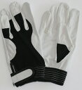 【作業手袋】日本作業手袋工業組合連合会Power Leather 豚革トンクル 甲部メリヤス SIZE:LL 830【410】