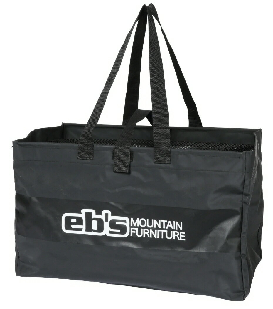 【スノーバッグ】eb's(エビス)CARGO BAG(カーゴバッグ)BLACK PVC(撥水加工素材使用)2023-2024も継続商品です【750】