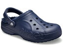 【カジュアルサンダル】crocs（クロックス）バヤ ラインド クロッグ205969-463 NAVY【470】