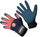 【作業手袋(表売場)】K-WORK(ケイワーク)76 UNION 防寒 天然ゴム背抜き手袋(マジック付)No.76-107W【410】