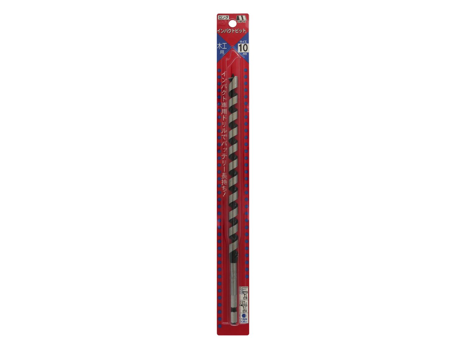 【切削工具】STAR-M(スターエム)ドリルビット 木工用 インパクトビット No.7L 刃先...