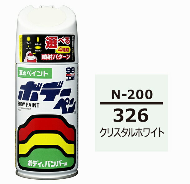 樂天商城 - 【取り寄せ対応】【カー用品/ボデーペン】soft99(ソフト99)　N-200(ニッサン用326 クリスタルホワイト)　【500】