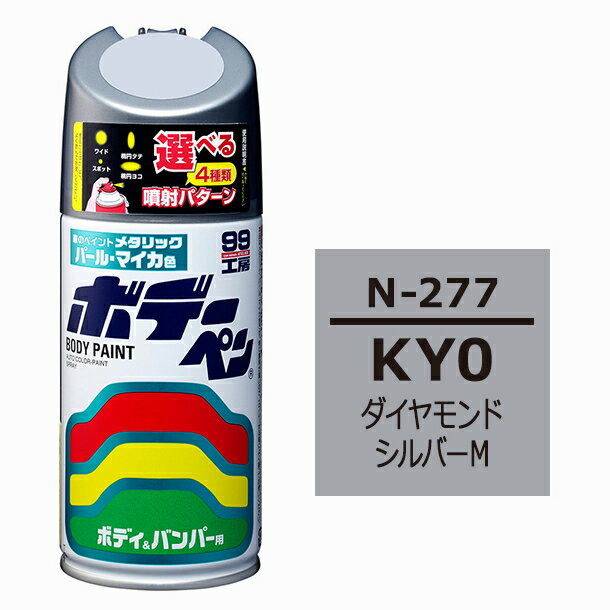 乐天商城 - 【取り寄せ対応】【カー用品/ボデーペン】soft99(ソフト99)　N-277(ニッサン用KY0 ダイヤモンドシルバーM)　【500】