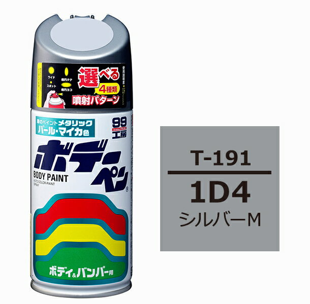 乐天商城 - 【取り寄せ対応】【カー用品/ボデーペン】soft99(ソフト99)　T-191(トヨタ用1D4 シルバーM)　【500】