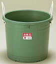 【土木・左官用品(表売場)】リス興業練り(ねり)樽 容量30L グリーン NT-30【521】