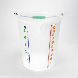 【現場用品】田中文金属計量バケツ はかりマス 10L TA-20【521】