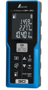 【測定工具】シンワ測定レーザー距離計 L-Measure BK 30 大型液晶 78165【451】