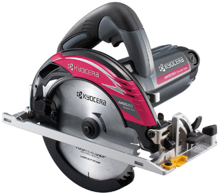 【送料込み】100V 165mm 電子丸ノコ 京セラインダストリアルツールズ AW663ED【460】