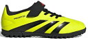 ADIDAS KIDS PREDATOR CLUB HOOK＆LOOP TF SOCCER TRAINING SHOES 商品説明 決定力で勝負するキミへ。 サッカーの試合はゴールがすべて。これは、ゴール ネットを揺らすためにつくられたシューズ。 どんなときでも、この新しいプレデターを履いて、 力を出し切ろう。 このジュニア用シューズには、凹凸のある合成アッパー を採用している。 足をしっかり固定する幅広の面ファスナーストラップと、 様々なグラウンドに対応するアウトソールを搭載。 この製品には、リサイクル素材を20%以上使用。 製造された製品の素材をリユースすることで、 ゴミの量、限りある資源への依存、そしてアディダス 製品のフットプリントを減らすことにつながる。 レギュラーフィット 調節可能な面ファスナークロージャー 独特な質感のある合成アッパー テキスタイルライニング ターフ用アウトソール リサイクル素材を20%以上使用 素材： アッパー合成皮革・合成繊維 アウトソール：ゴム底 ウィズ：2E 用途：ターフ（人工芝） 生産国：インドネシア製 ※掲載商品の仕様、デザイン、生産国、発売時期は 　予告なく 変更する場合がありますので、 　あらかじめご了承ください。 ※掲載画像の色彩は実際の商品及び印刷物と 　多少異なる場合があります。 ※メーカー希望小売価格はメーカーカタログに 　基づいて掲載しています。 発送詳細 複数ご注文、またはメール便対応商品をご注文の場合は、ショッピングモールからの自動メールでは送料は確 定しておりません。店舗よりメールにて確定送料をお知らせ致します。こちらの商品（1点） の送料は下記のとおりです。 ご 注文確定前に必ずコチラをご確認の上ご購入をお願い致します・ご確認ください・配送について・返品、交換について {カテゴリ} SOCCER FOOTBALL JUNIOR JR KIDS BOYS CHILD ENTRY SPIKESHOES SHOES GROUND BELT 靴 グラウンド グランド サッカー フットボール ターフ ベルクロ マジック ベルト 土 少年 キッズ 入門 初心者 小学生 子供 ■ ご不明な場合はお問合せ下さい。