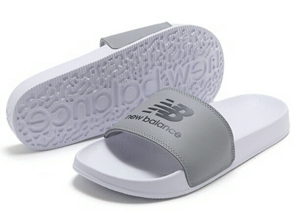 楽天ブルーピーター【カジュアルサンダル】new balance（ニューバランス）50 SLIDEスポーツサンダル　SUF050F2D WHITE/GRAY【470】