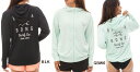 【マリン・水泳ウエア】BILLABONG(ビラボン)レディース フルジップ フード付き長袖ラッシュパーカー BE013862【750】