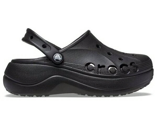 【送料込み（一部地域除く）】【レディースカジュアルサンダル】crocs（クロックス）バヤ プラットフォーム クロッグ208186-001 BLACK【470】