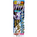 【釣り】GAMAKATSU マルチフラッシュ落し込みサビキ ファイバー 4本 42-930【510】