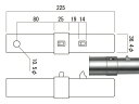 【廃番・在庫限り】【仮設資材】足場建枠接続用 連結ピン オートジョイント【569】