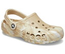 【送料込み(一部地域除く)】【カジュアルサンダル】crocs(クロックス)バヤ マーブル クロッグ206935-2ZM【470】
