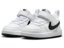 【送料込み(一部地域除く)】【キッズシューズ】NIKE(ナイキ)コート ボロー LOW リクラフト TDベビースニーカー DV5458-104【470/N-17...