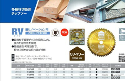 【切削工具】モトユキGLOBAL SAW(グローバルソー)リノベソー165mm×1.4mm×20mm×48P【456】