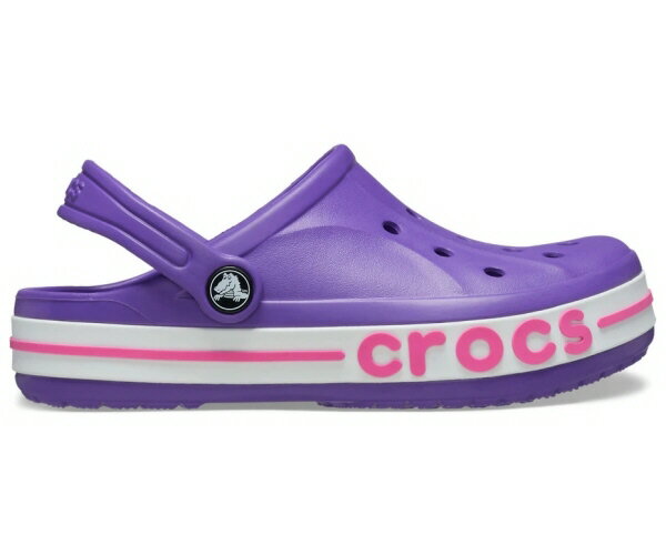【送料込み（一部地域除く）】【キッズサンダル】crocs（クロックス）バヤバンド クロッグ キッズ207019-5AV PURPLE【470】