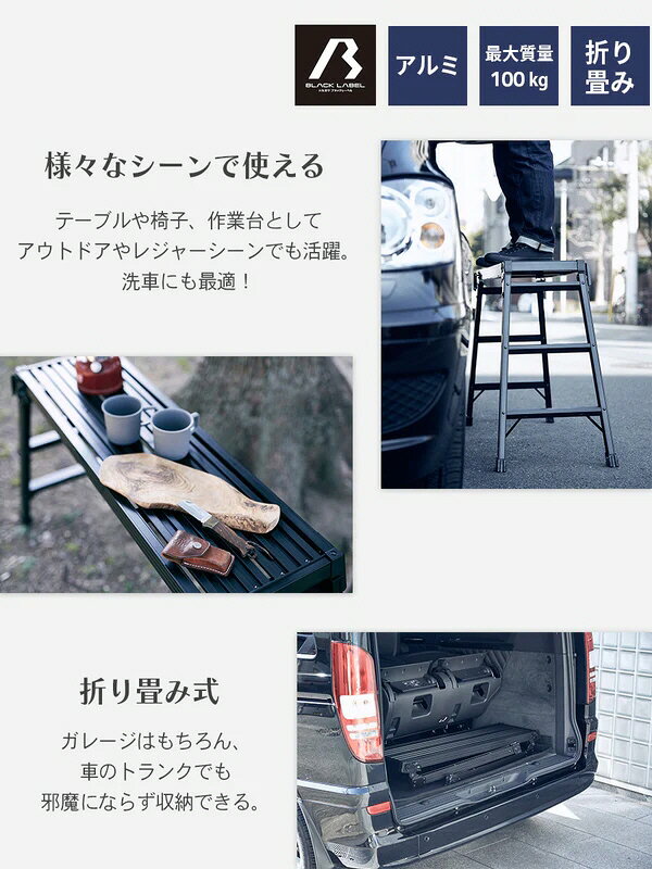 【送料込み(一部地域除く)】【昇降作業用品】長谷川工業(Hasegawa)BLACK LABEL ア...