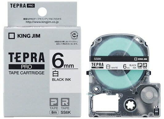 【送料込み】【文房具・事務用品】KING JIM(キングジム)TEPRA(テプラ)PROテープカートリッジ 白ラベル(..