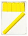 【文房具・建築現場用品】シンワ測定工事用 チョーク 黄 10本入 プラケース付 74143【620】