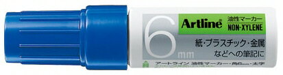 【文房具・事務用品】Shacihata(シャチハタ)アートライン 油性マーカー 角6 青 K-50B【620】
