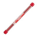 【文房具・建築現場用品】TJMデザイン(TAJIMA)替芯 6本入 すみつけシャープ2.0mm 赤 硬質 S20S-RED【620】