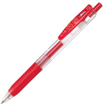 [Stationery & Office Supplies] ZEBRA SARASA CLIP Gel Ballpoint Pen 0.7mm, Ink Color: Red, P-JJB15-R [620]