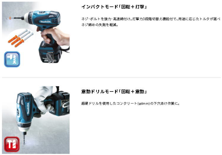 【送料込み】14.4V(6.0Ah) 充電式 4モードインパクトドライバ マキタ TP131DRGX【4...