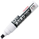 【文房具・建築現場用品】TJMデザイン(TAJIMA)全天候ペイントマーカー 太字 角芯 黒 ZENM-FBLA【620】