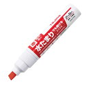 【文房具・建築現場用品】TJMデザイン(TAJIMA)全天候ペイントマーカー 太字 角芯 赤 ZENM-FRED【620】