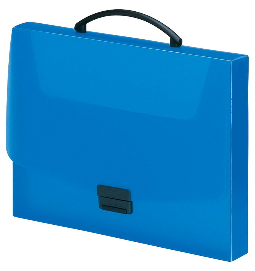 【文房具・事務用品】LIHIT LAB.(リヒトラブ)AQUA DROPs バッグ(A4サイズ)青 A-5005-8【620】