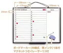 【文房具・事務用品】レイメイ藤井ホワイトボード A2サイズ LNH283【620】
