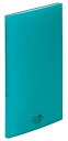 【文房具・事務用品】LIHIT LAB.(リヒトラブ)AQUA DROPs クリヤーブック 青緑 A4サイズ N-5000-28【620】