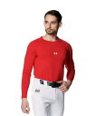 【野球アンダーシャツ】UNDER ARMOUR(アンダーアーマー)UA ヒートギア コンフォート フィッティド L/Sシャツ1384731-600【750】